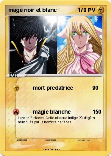 Pokemon mage noir et blanc