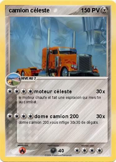 Pokemon camion céleste