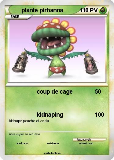 Pokemon plante pirhanna