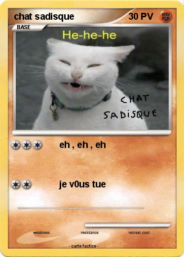 Pokemon chat sadisque