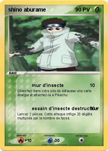 Pokemon shino aburame