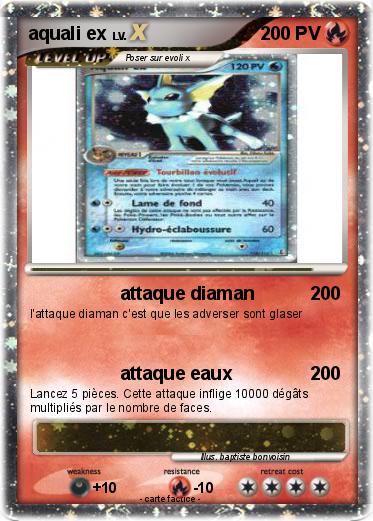 Pokemon aquali ex