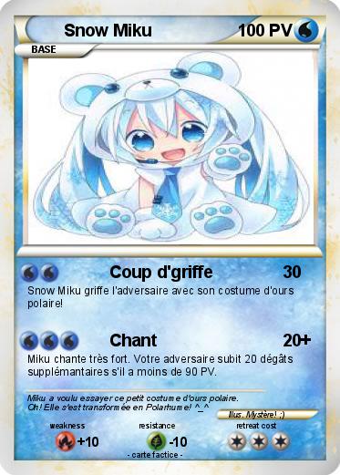 Pokemon Snow Miku