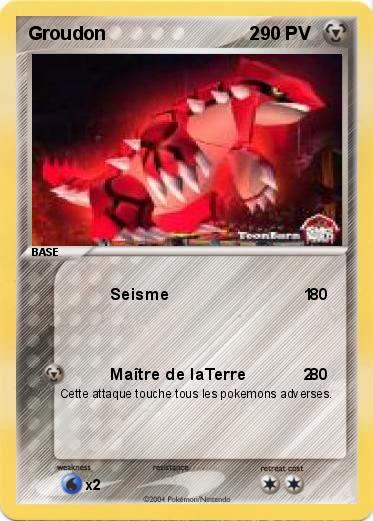Pokemon Groudon                            2
