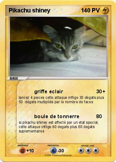 Pokemon Pikachu shiney