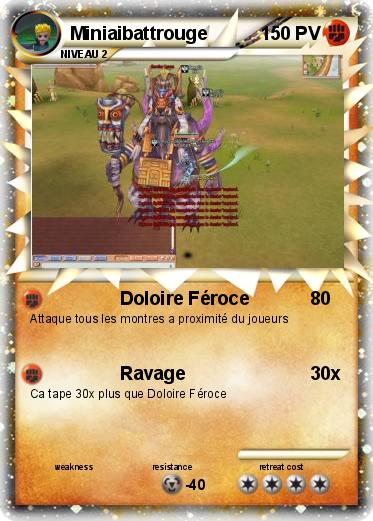 Pokemon Miniaibattrouge