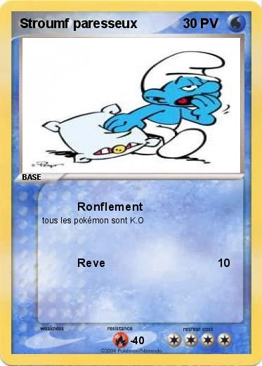 Pokemon Stroumf paresseux