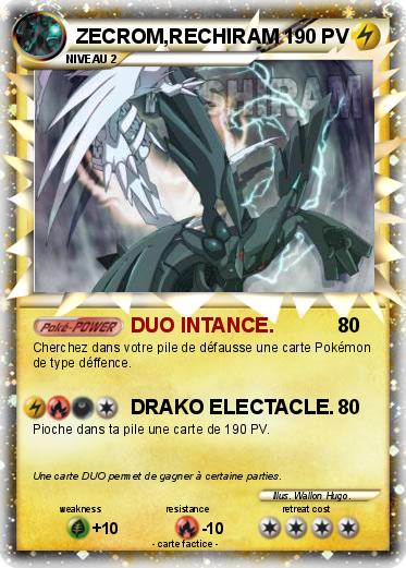 Pokemon ZECROM,RECHIRAM
