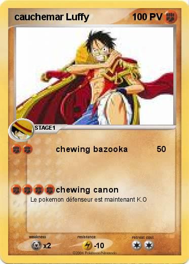 Pokemon cauchemar Luffy 