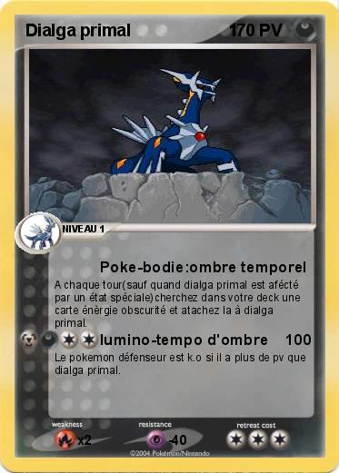 Pokemon Dialga primal                     1             