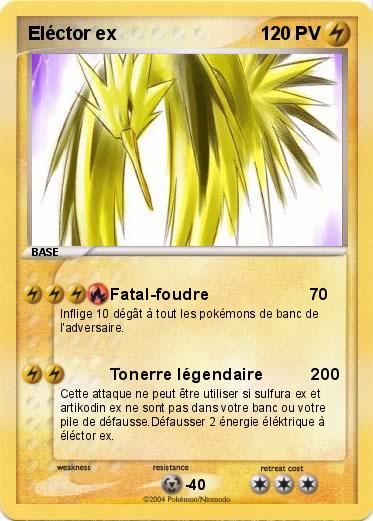 Pokemon Eléctor ex