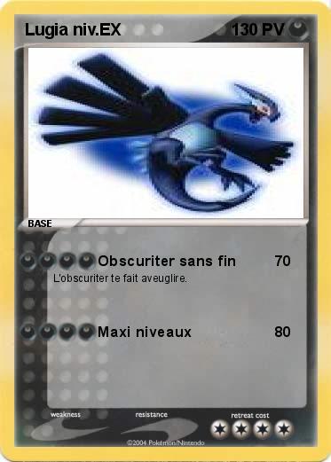 Pokemon Lugia niv.EX