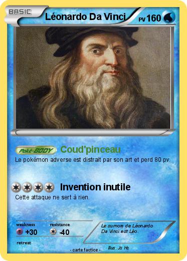 Pokemon Léonardo Da Vinci