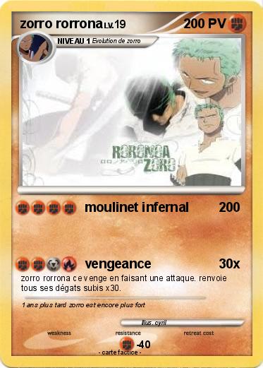 Pokemon zorro rorrona