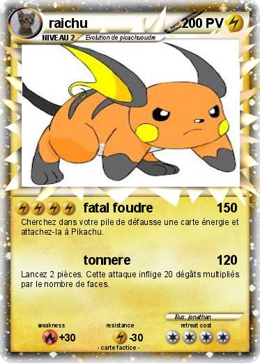 Pokemon raichu