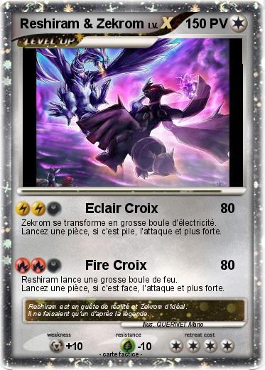 Pokemon Reshiram & Zekrom