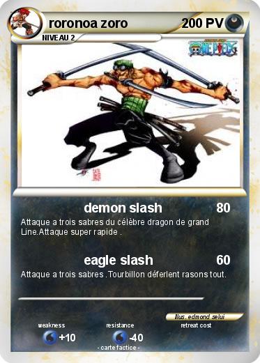 Pokemon roronoa zoro