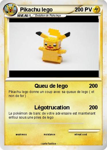 Pokemon Pikachu lego
