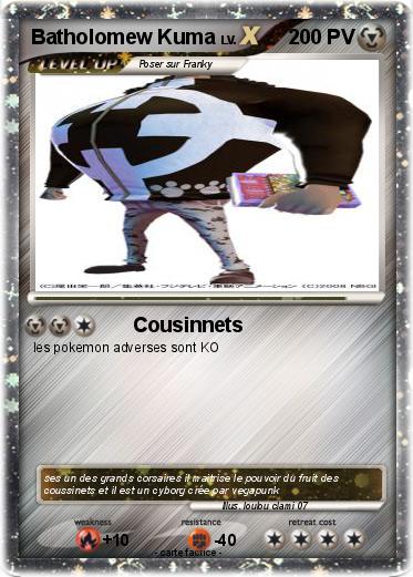 Pokemon Batholomew Kuma