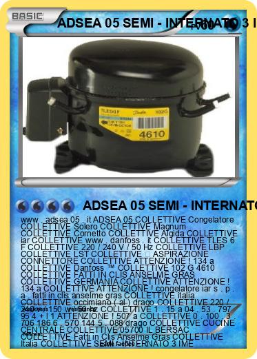 Pokemon ADSEA 05 SEMI - INTERNATO 3 IME