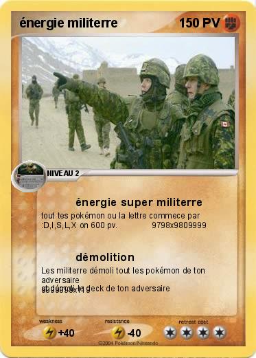 Pokemon énergie militerre