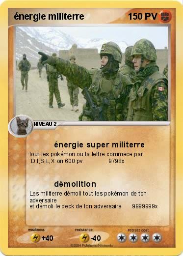 Pokemon énergie militerre