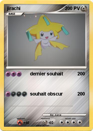 Pokemon jirachi