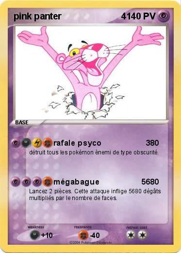 Pokemon pink panter                        4 