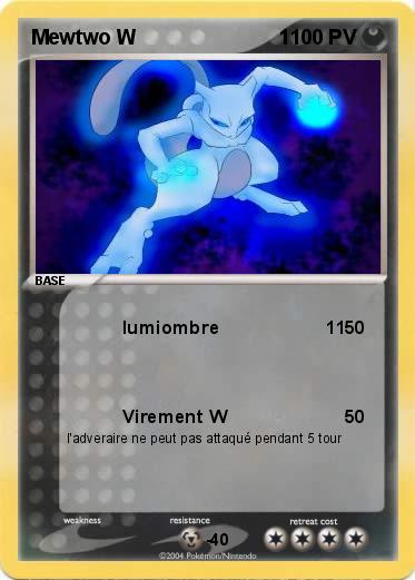 Pokemon Mewtwo W                         1  
