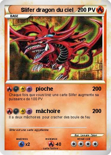 Pokemon Slifer dragon du ciel