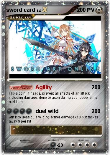 Pokemon sword card