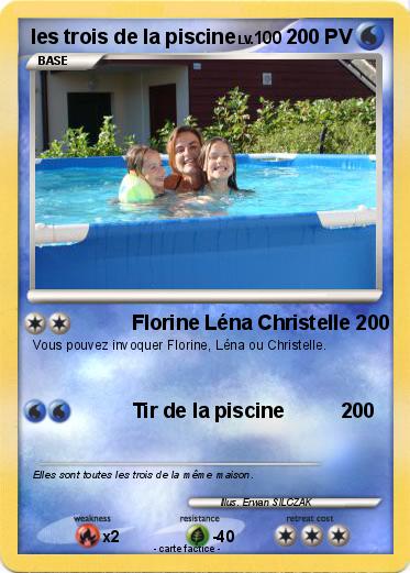 Pokemon les trois de la piscine