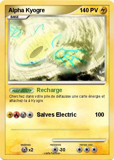 Pokemon Alpha Kyogre