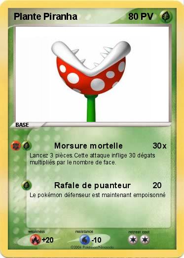 Pokemon Plante Piranha