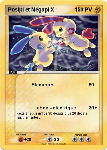 Pokemon Posipi et Négapi X