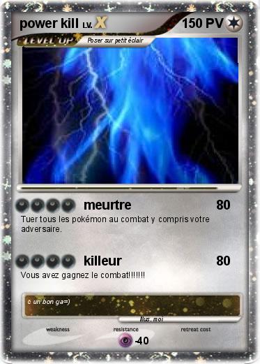 Pokemon power kill
