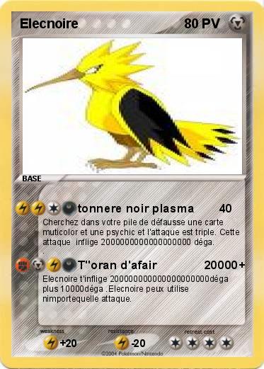 Pokemon Elecnoire
