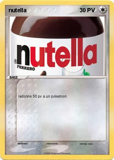 Pokemon nutella