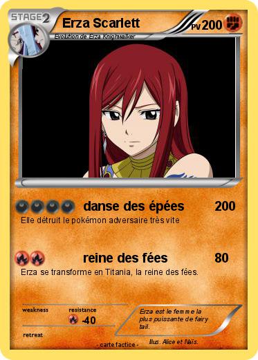 Pokemon Erza Scarlett