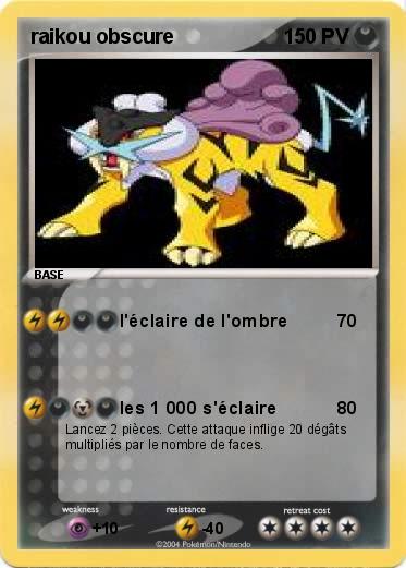Pokemon raikou obscure