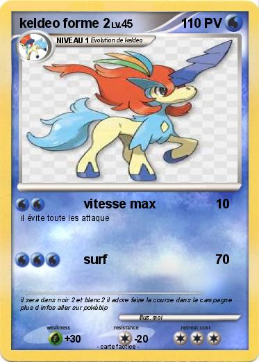 Pokemon keldeo forme 2