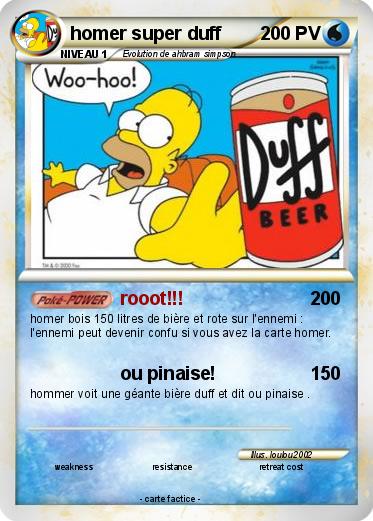 Pokemon homer super duff