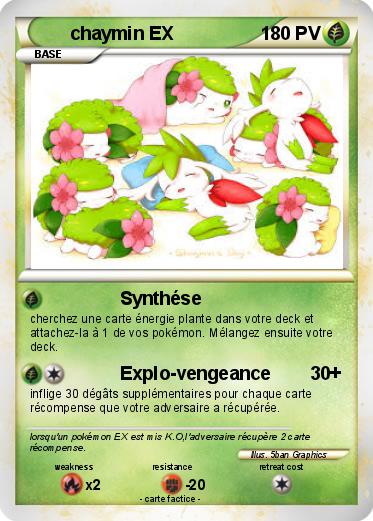Pokemon chaymin EX
