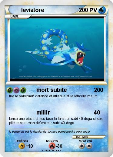 Pokemon leviatore