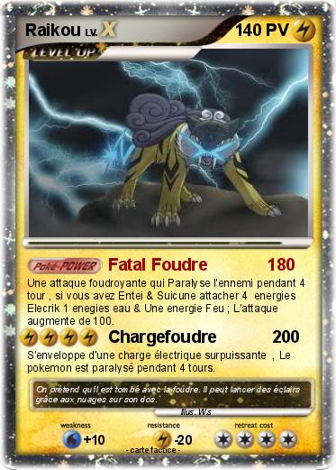 Pokemon Raikou