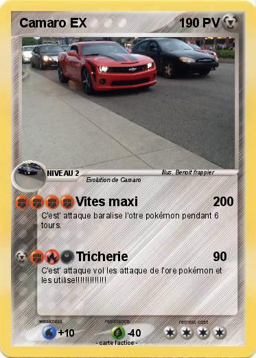 Pokemon Camaro EX