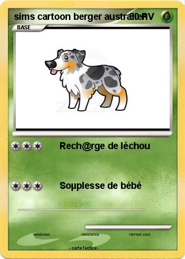 Pokemon sims cartoon berger australien