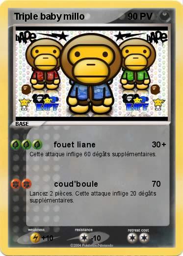 Pokemon Triple baby millo