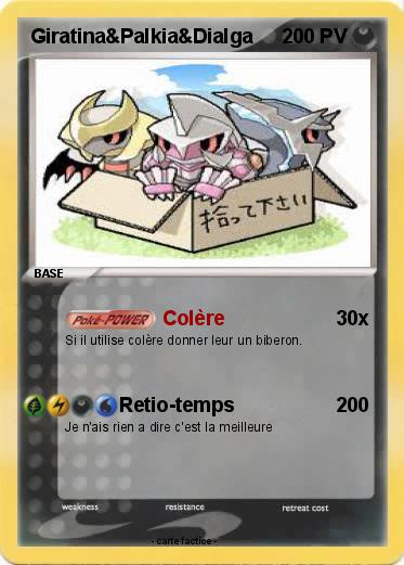 Pokemon Giratina&Palkia&Dialga