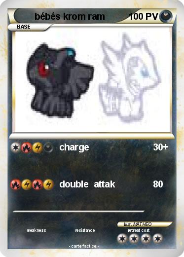 Pokemon bébés krom ram